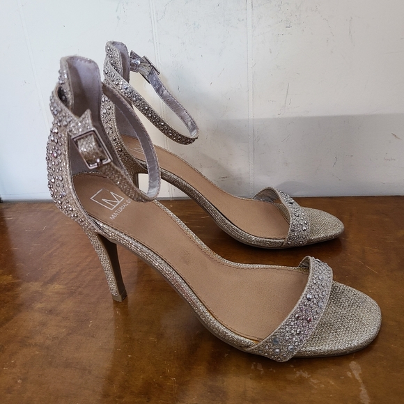 Material Girl Blaire Stiletto Silver Embellished - Picture 2 of 10